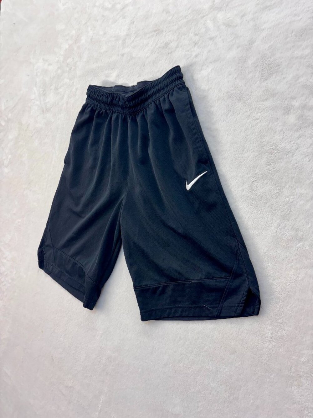 Nike Boy's Black Athletic Shorts --- Size: Small --- Good Condition